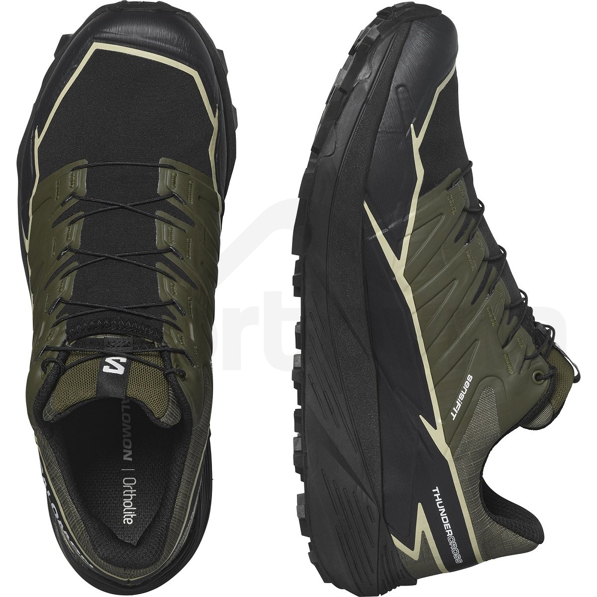 Кросівки Salomon Thundercross GTX M - темно зелені/ чорні