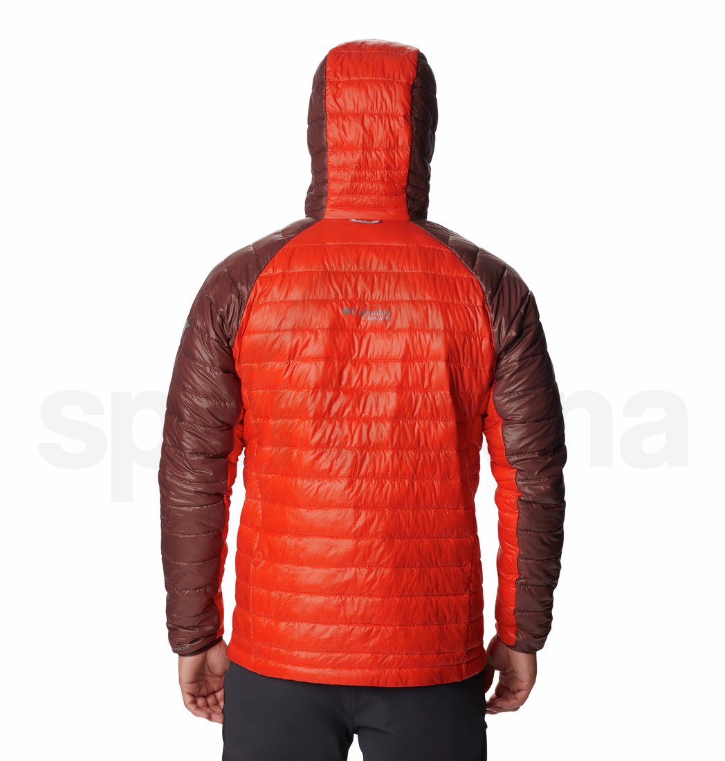 Bunda Columbia Platinum Peak™ Hooded Jacket M - červená