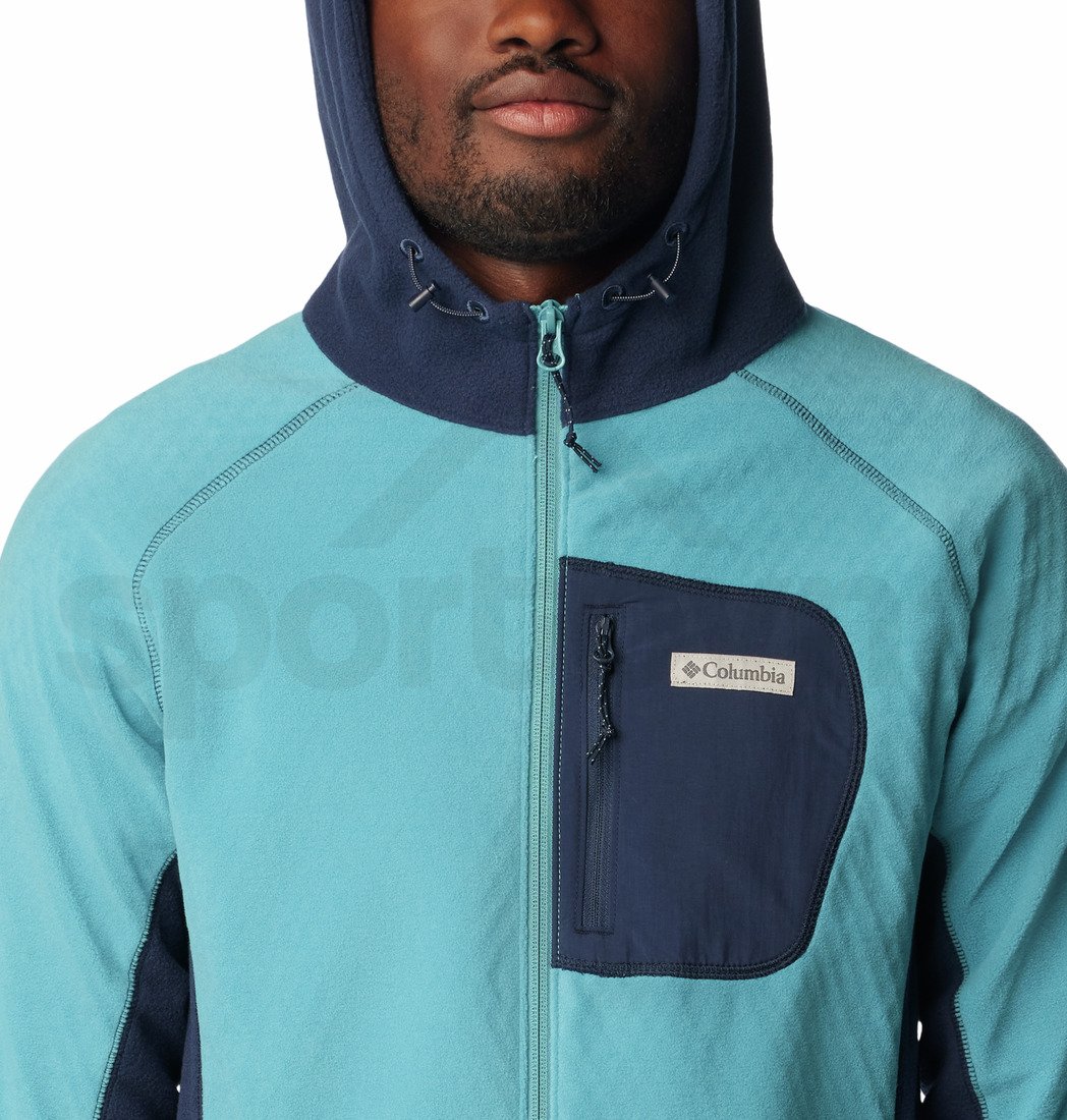 Mikina Columbia Outdoor Tracks™ Hooded Full Zip M - modrá