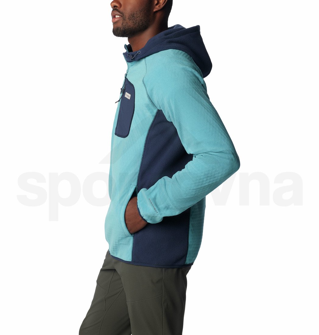 Mikina Columbia Outdoor Tracks™ Hooded Full Zip M - modrá