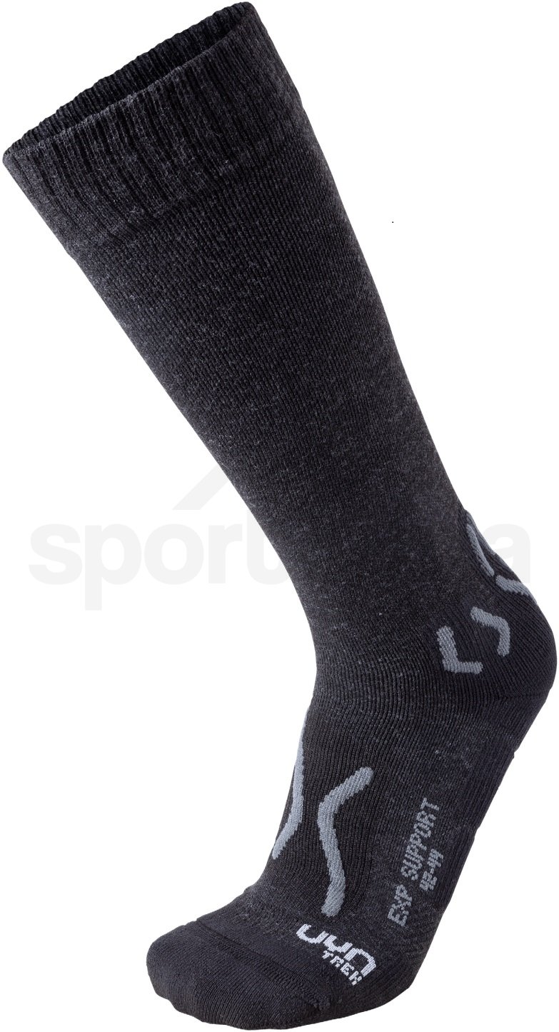 Ponožky UYN Trekking Explorer Support M - černá/šedá