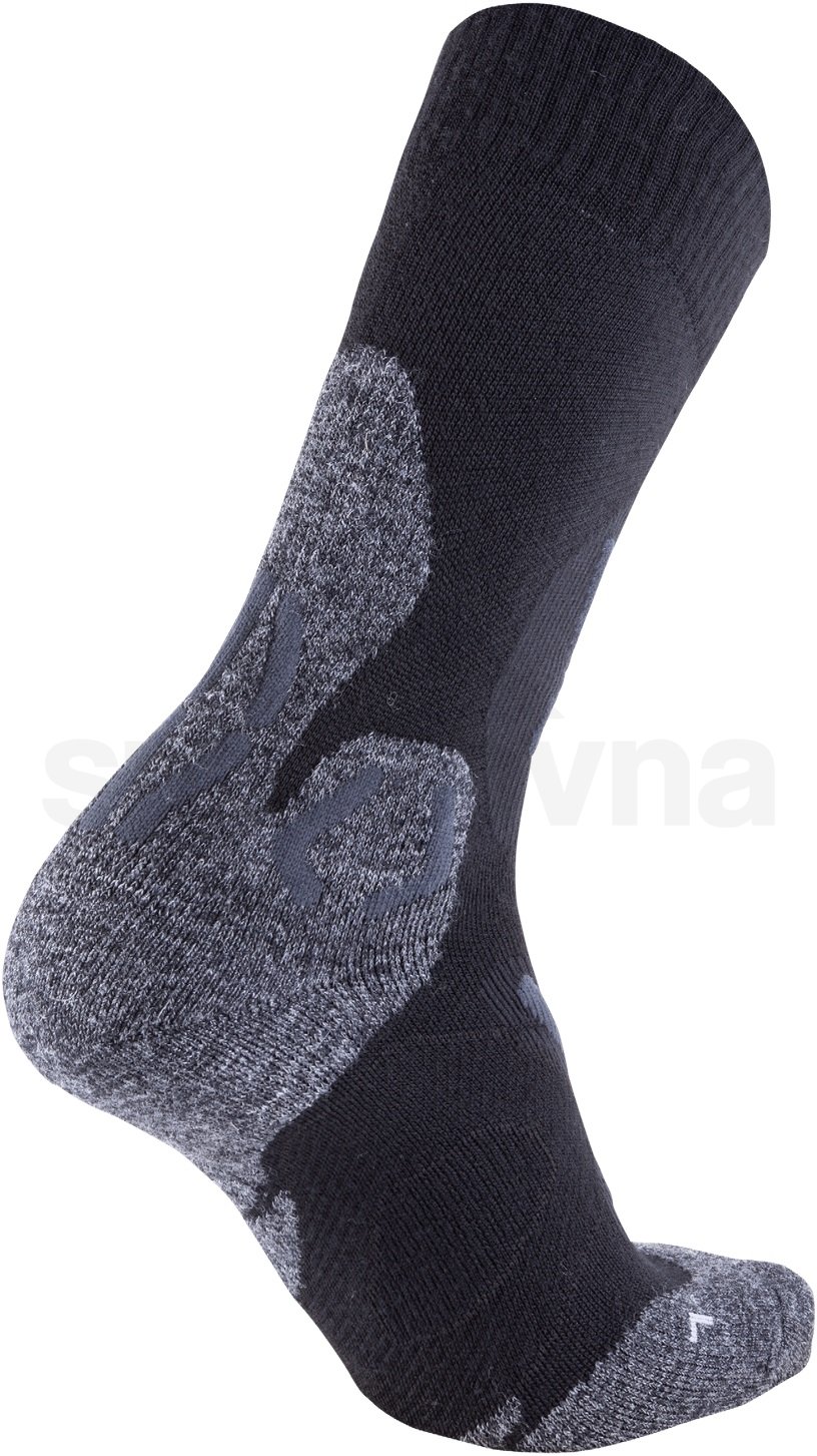 Ponožky UYN Trekking Cool Merino - černá/šedá