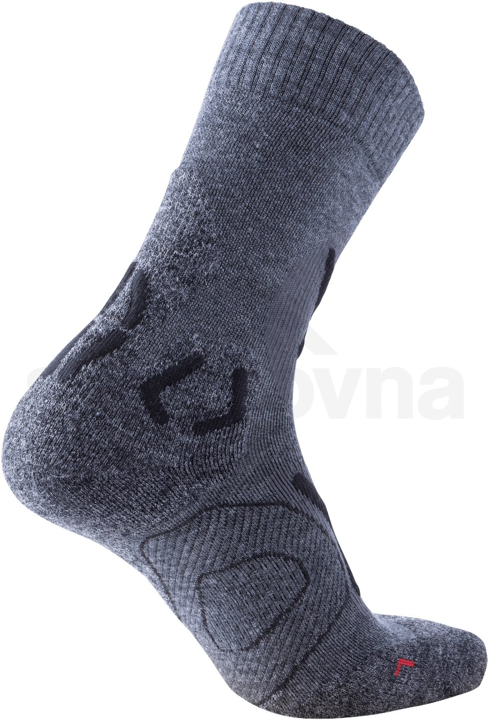 Ponožky UYN Trekking Cool Merino - šedá/černá