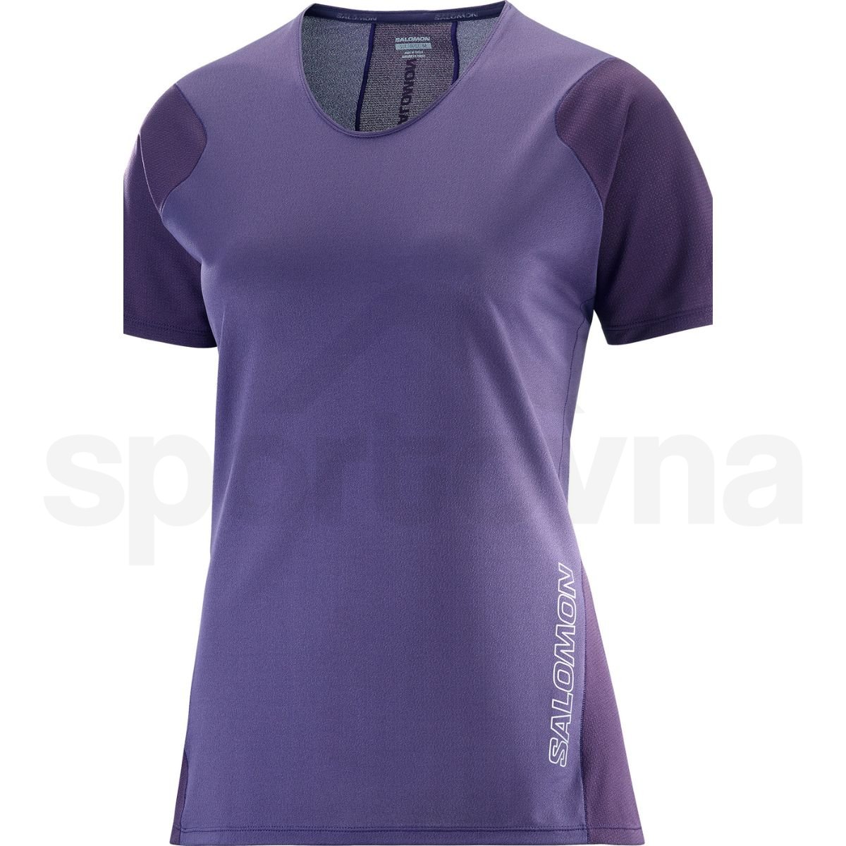 Tričko Salomon Sense Aero SS Tee W - fialová