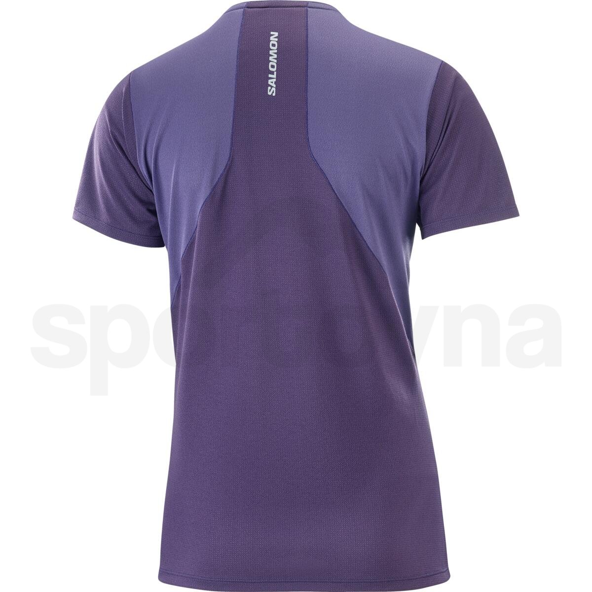 Tričko Salomon Sense Aero SS Tee W - fialová