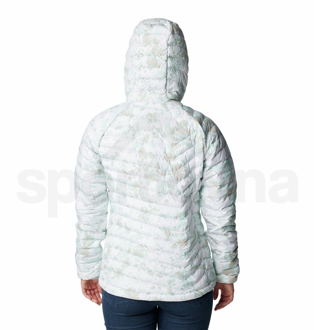 Bunda Columbia Powder Lite™ Hooded Jacket W - bílá