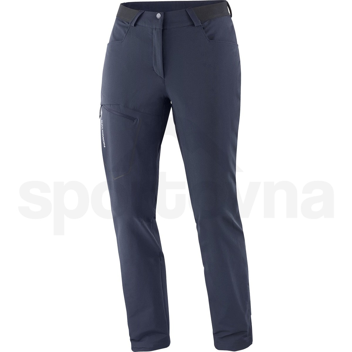 Kalhoty Salomon Wayfarer Warm Pants W - modrá (standardní délka)