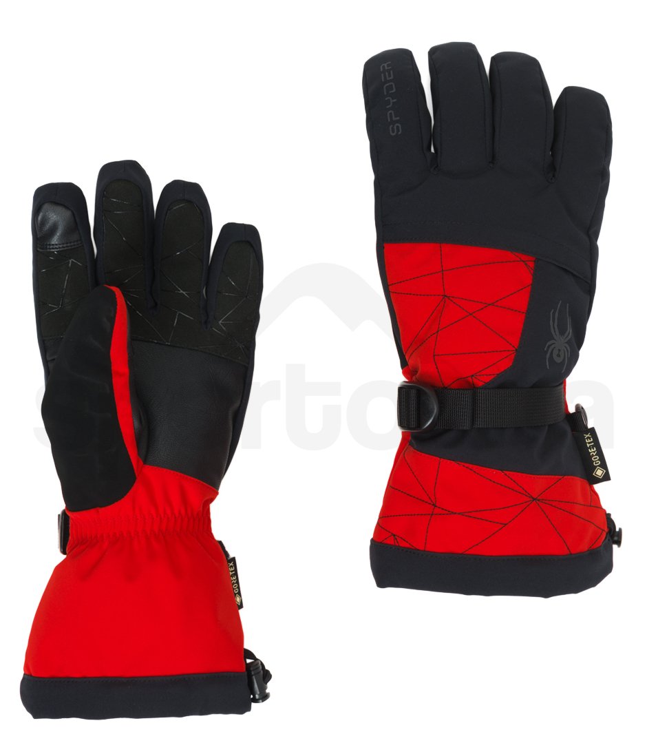Rukavice Spyder SP-M Overweb GTX Ski Glove - červená/černá