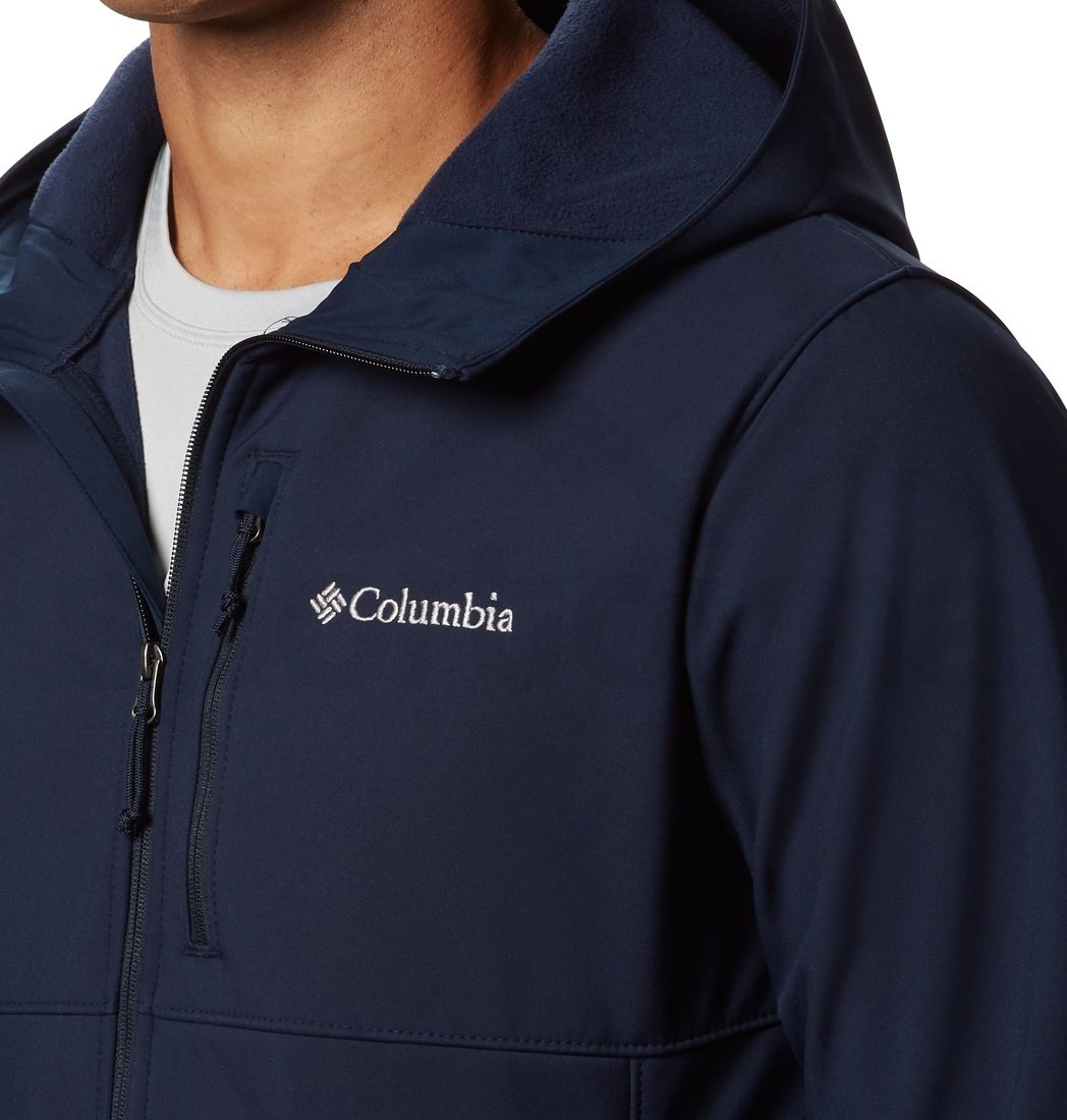 Bunda Columbia Ascender™ Hooded Softshell Jacket M - tmavě modrá