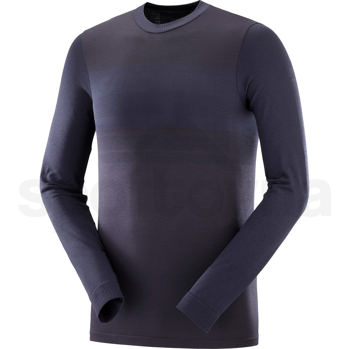 Tričko Salomon Essential Wool LS Top M - modrá