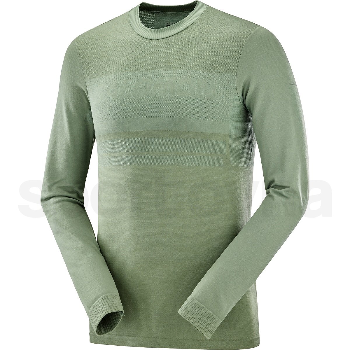 Футболка Salomon Essential Wool LS Top M - зелена