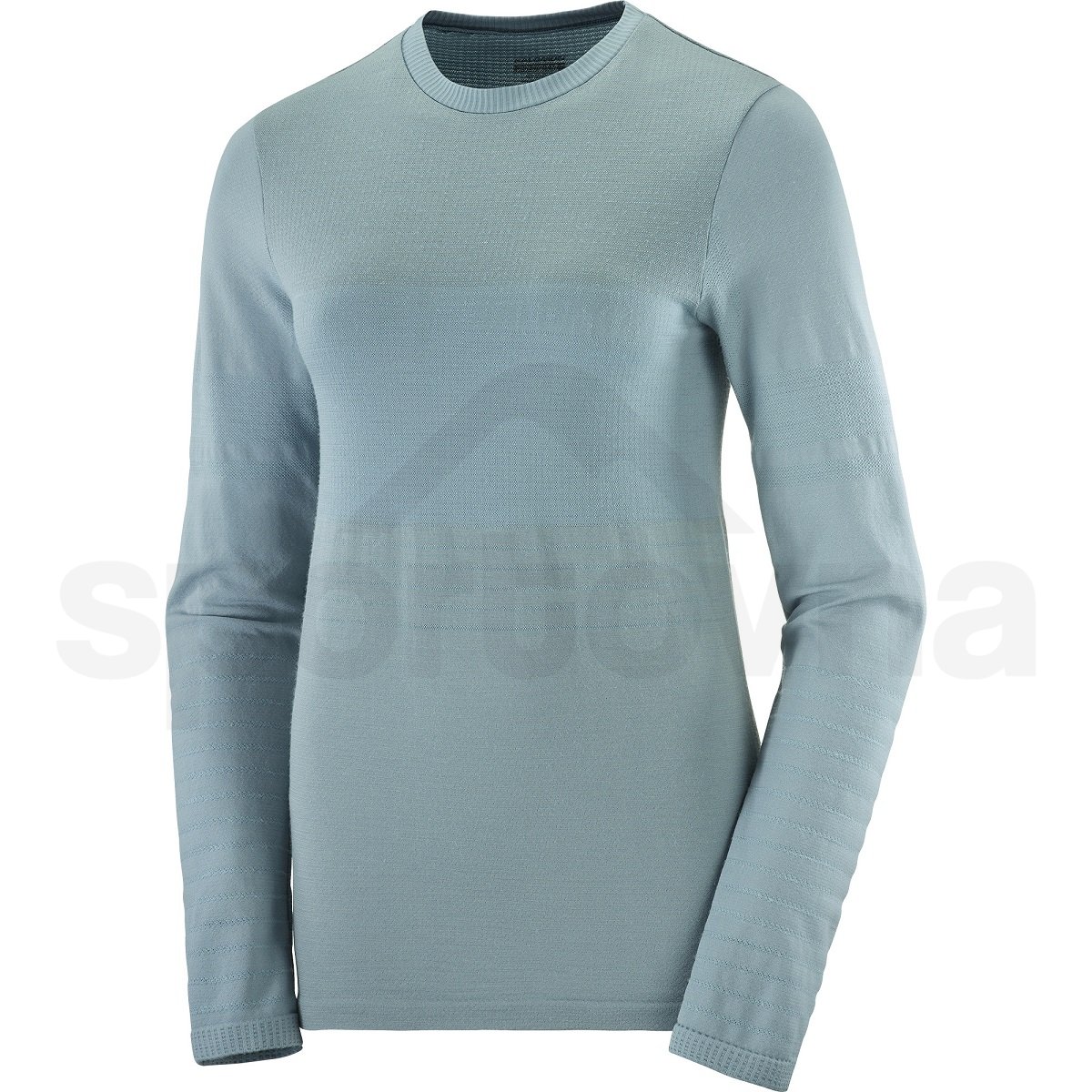 Tričko Salomon Essential Wool LS Top W - modrá