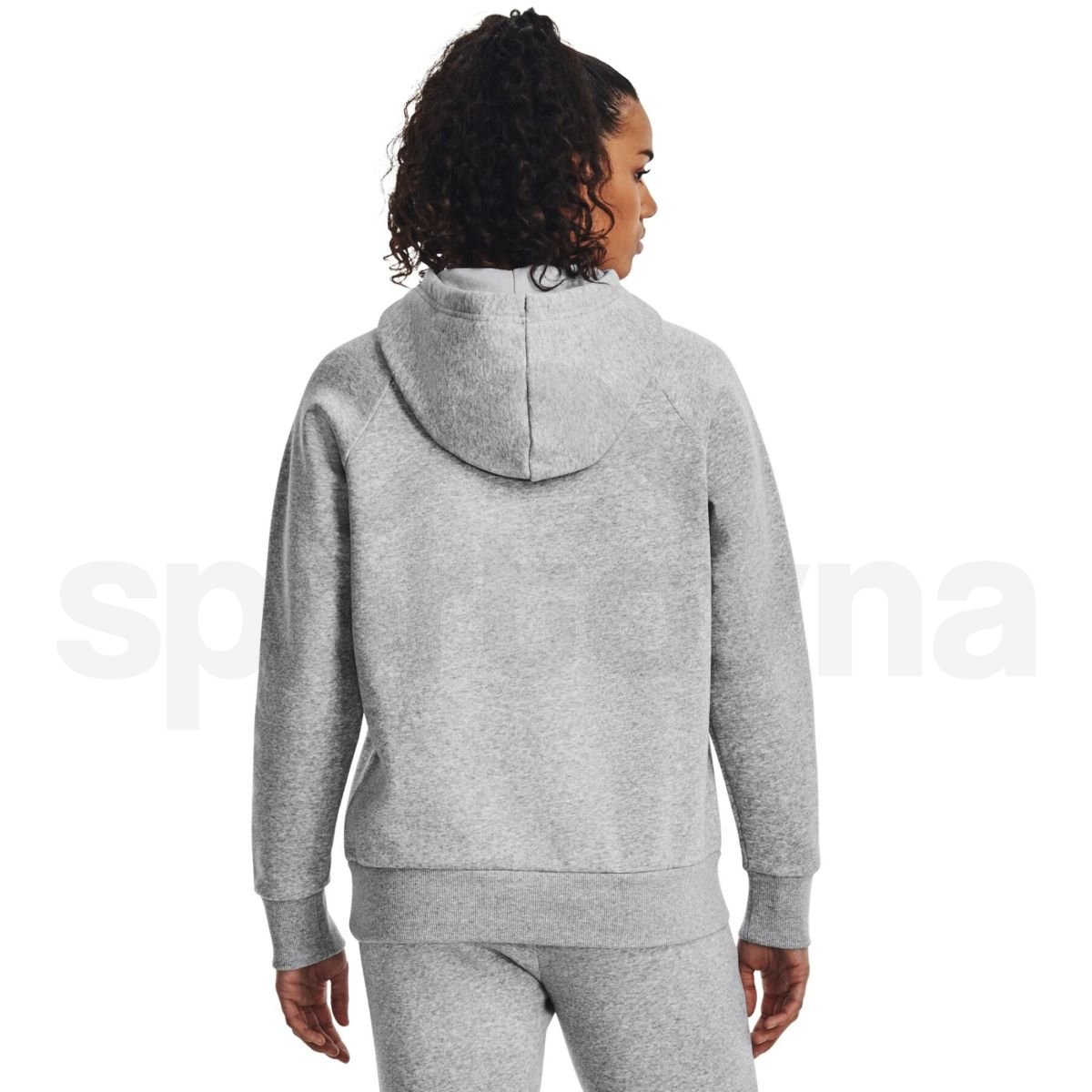 Mikina Under Armour UA Rival Fleece Hoodie W - šedá