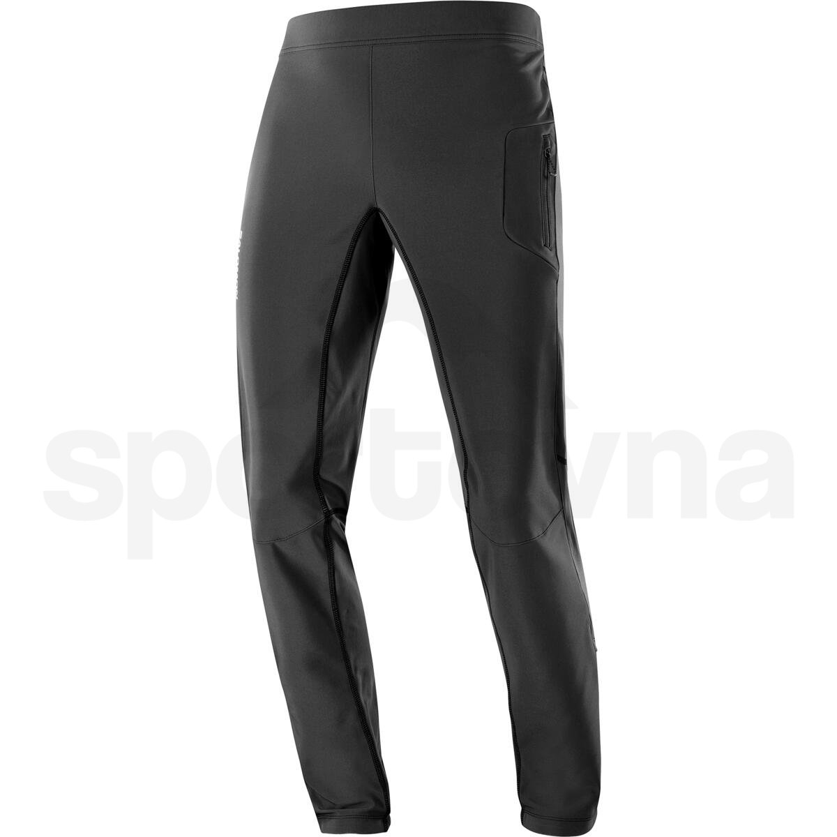 Kalhoty Salomon Cross Warm Softshell Pant M - černá