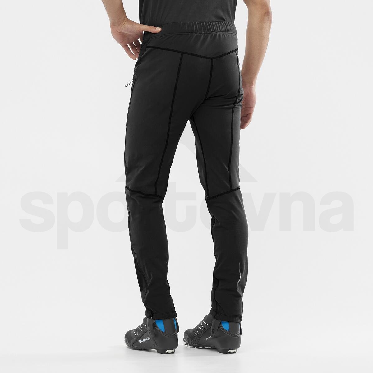 Kalhoty Salomon Cross Warm Softshell Pant M - černá