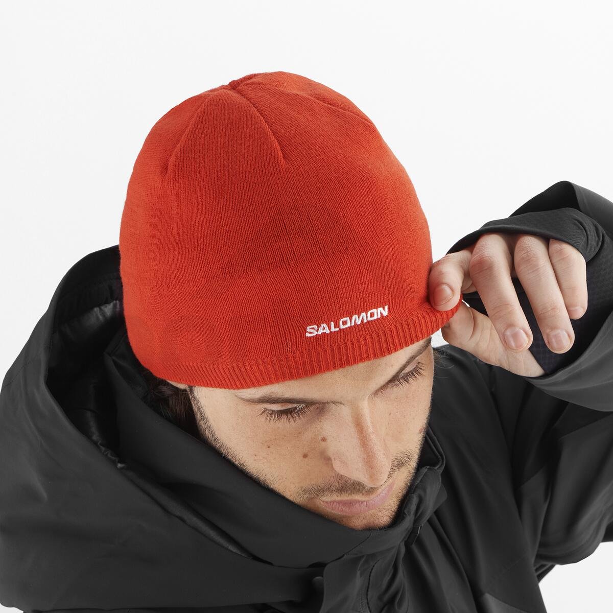 Čepice Salomon Beanie - červená
