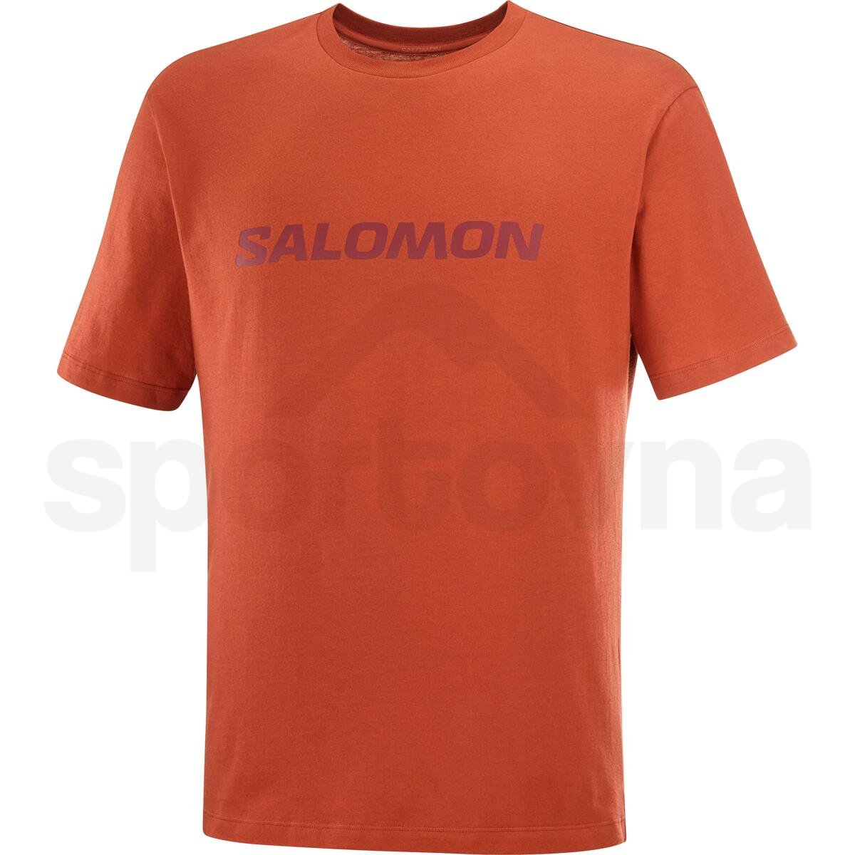 Tričko Salomon Logo Performance SS Tee M - červená
