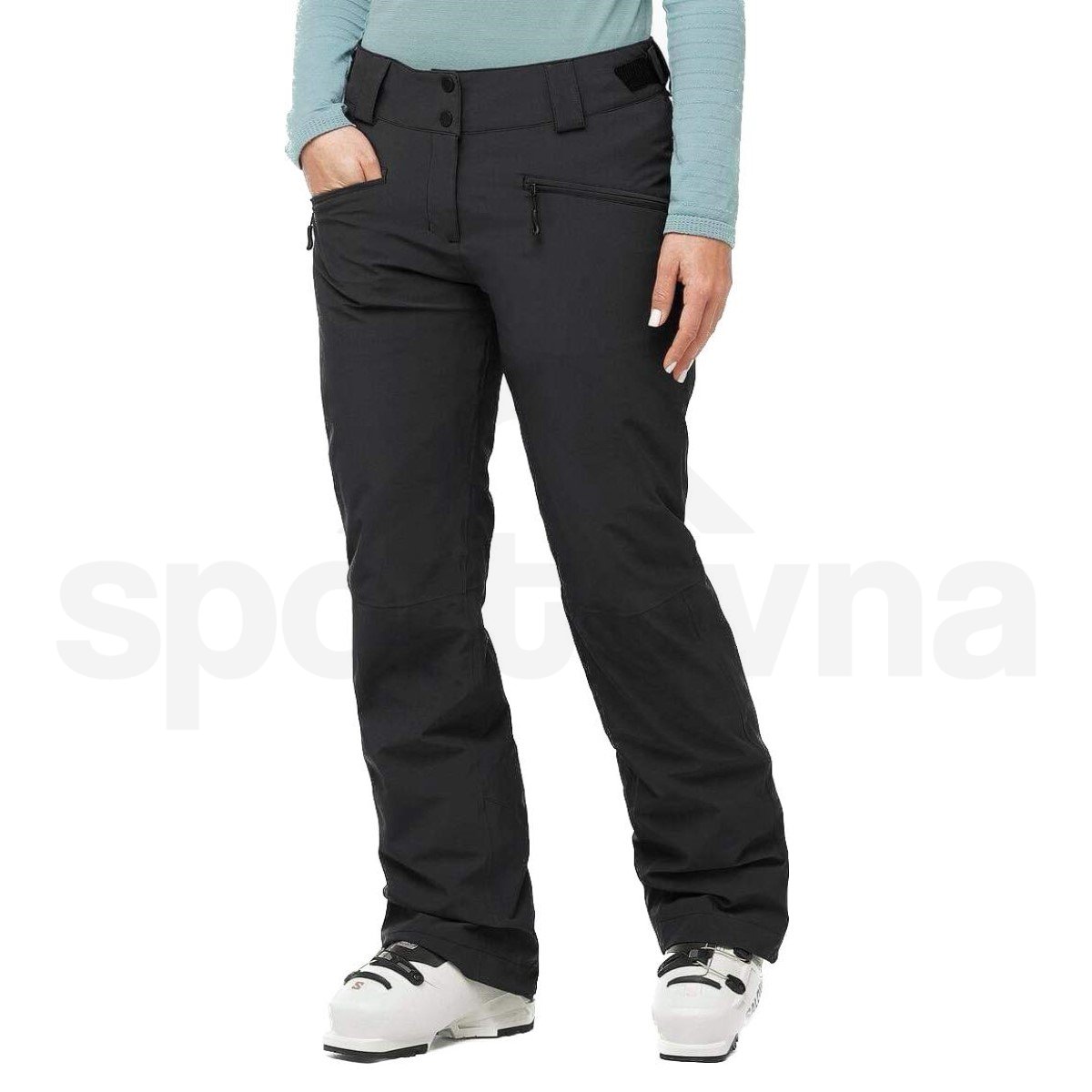 Kalhoty Salomon Edge Pant W - černá (prodloužená délka)
