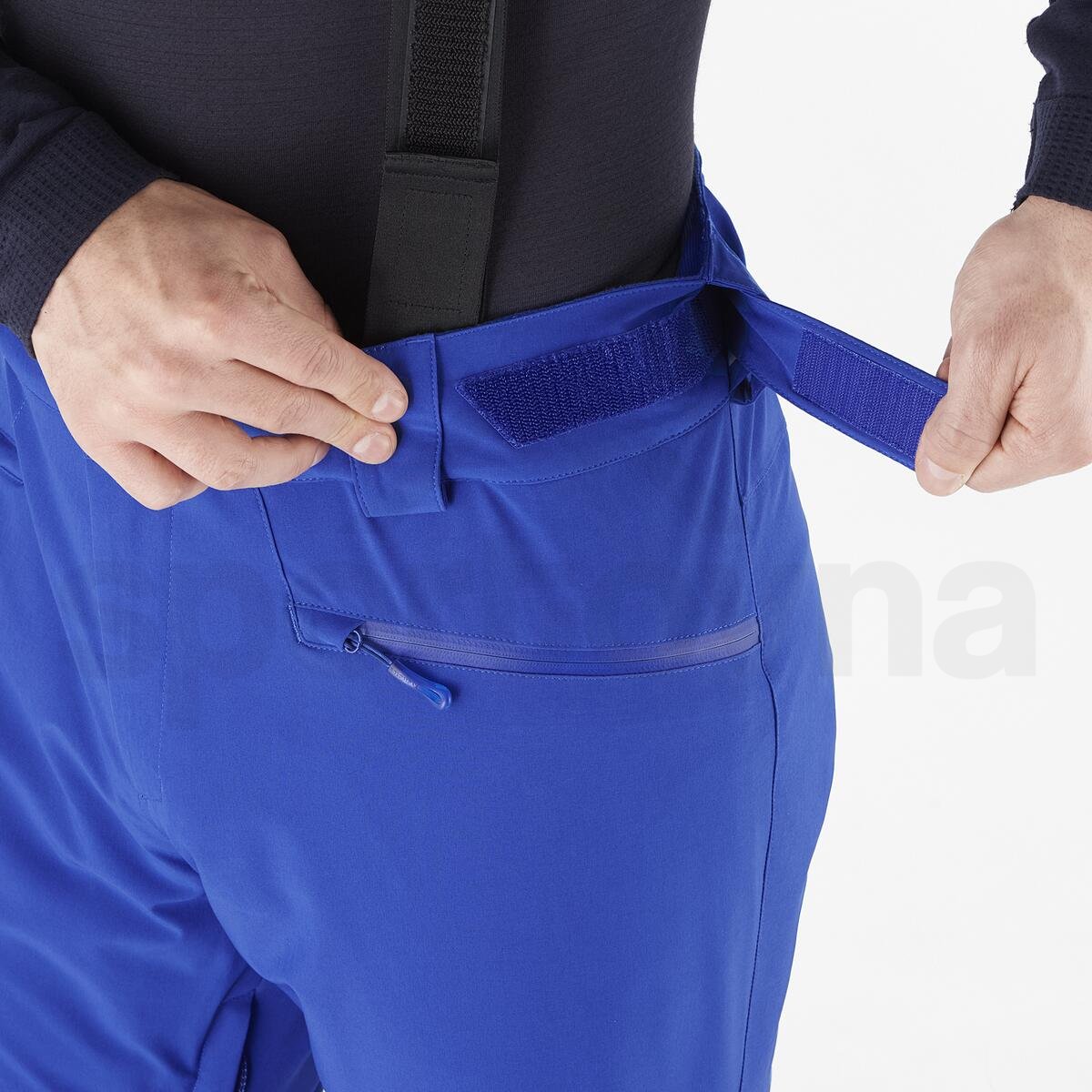 Kalhoty Salomon Edge Pant M - modrá (prodloužená délka)