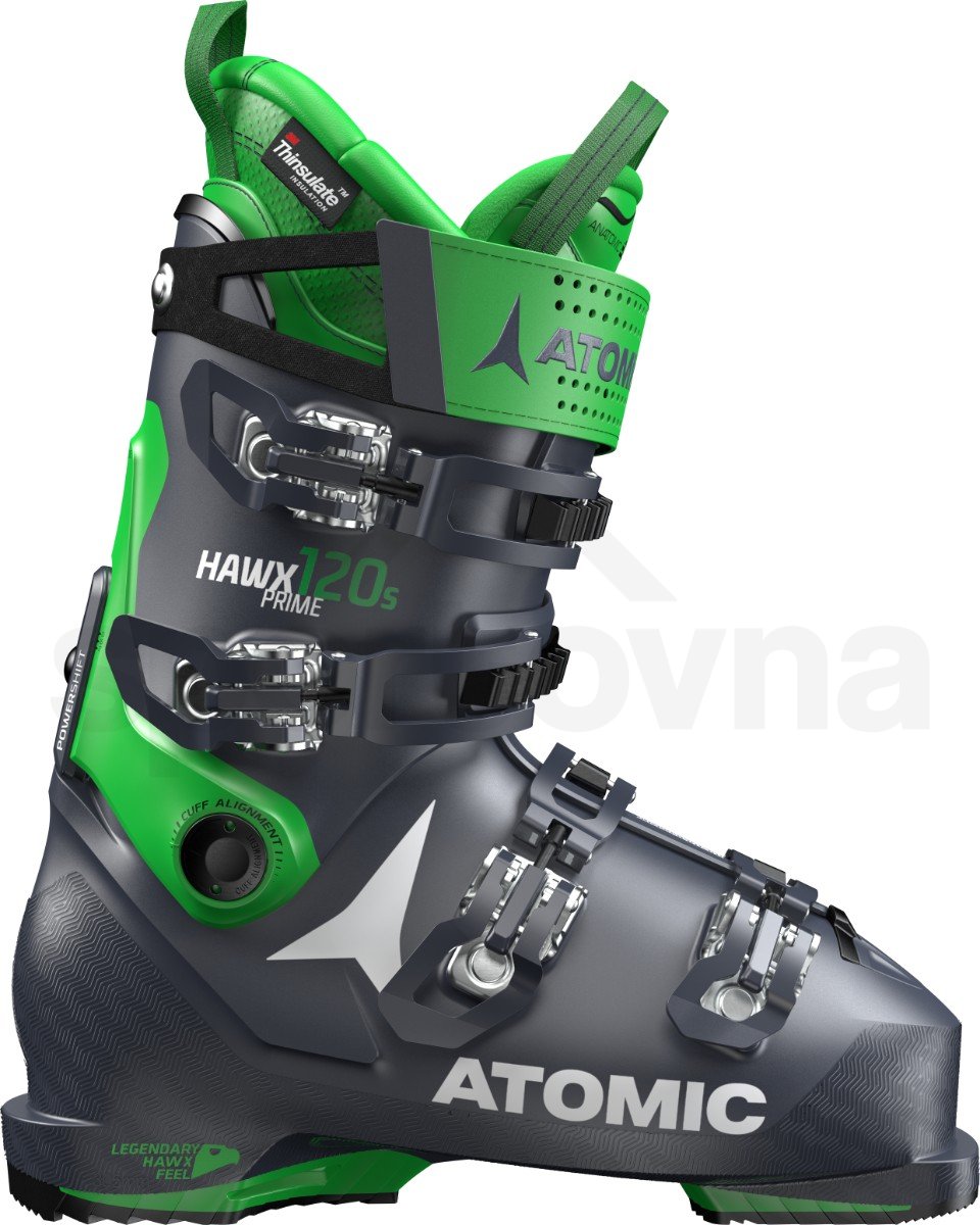 Lyžařské boty Atomic Hawx Prime 120 S - modrá/zelená