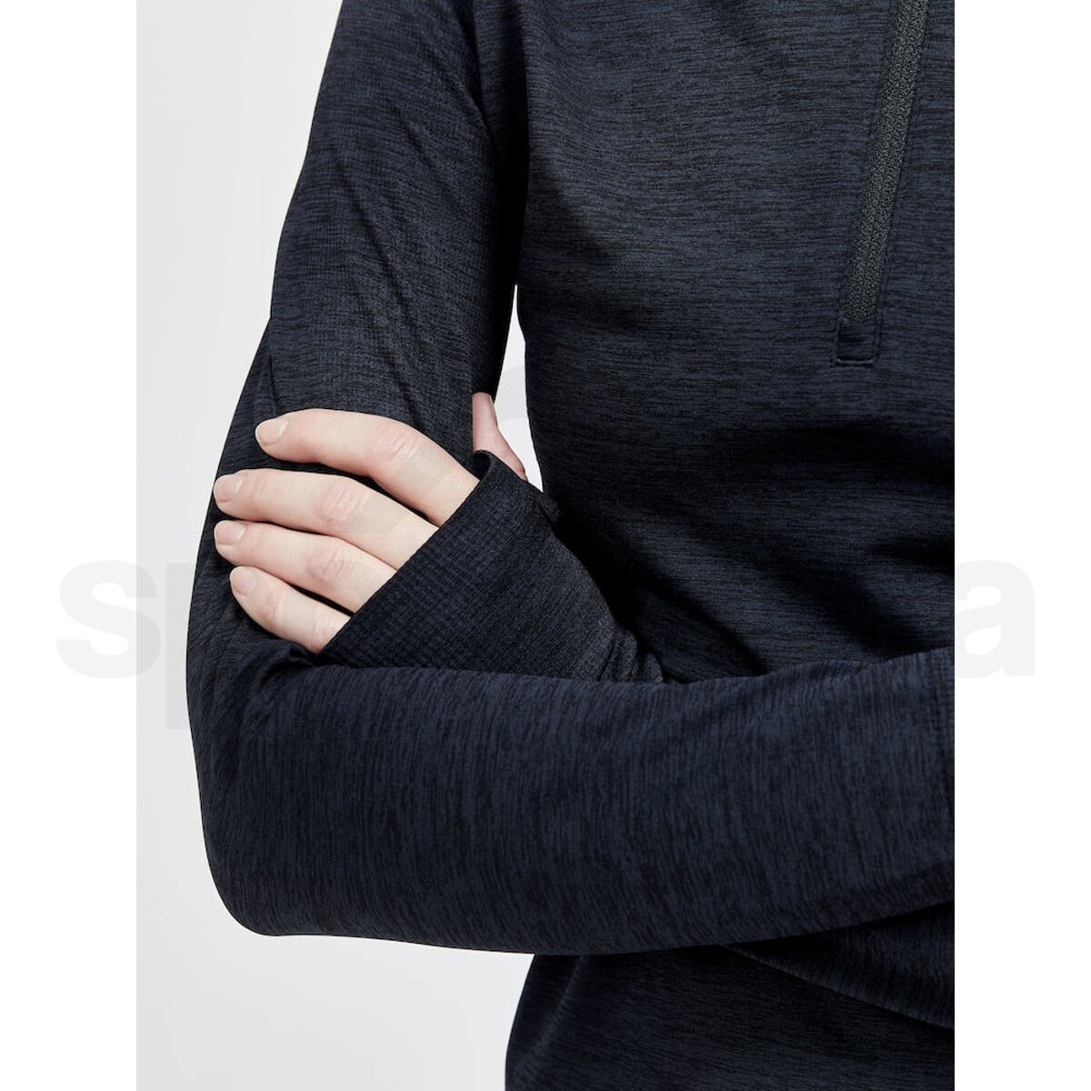 Tričko Craft Core Dry Active Comfort Zip W - černá
