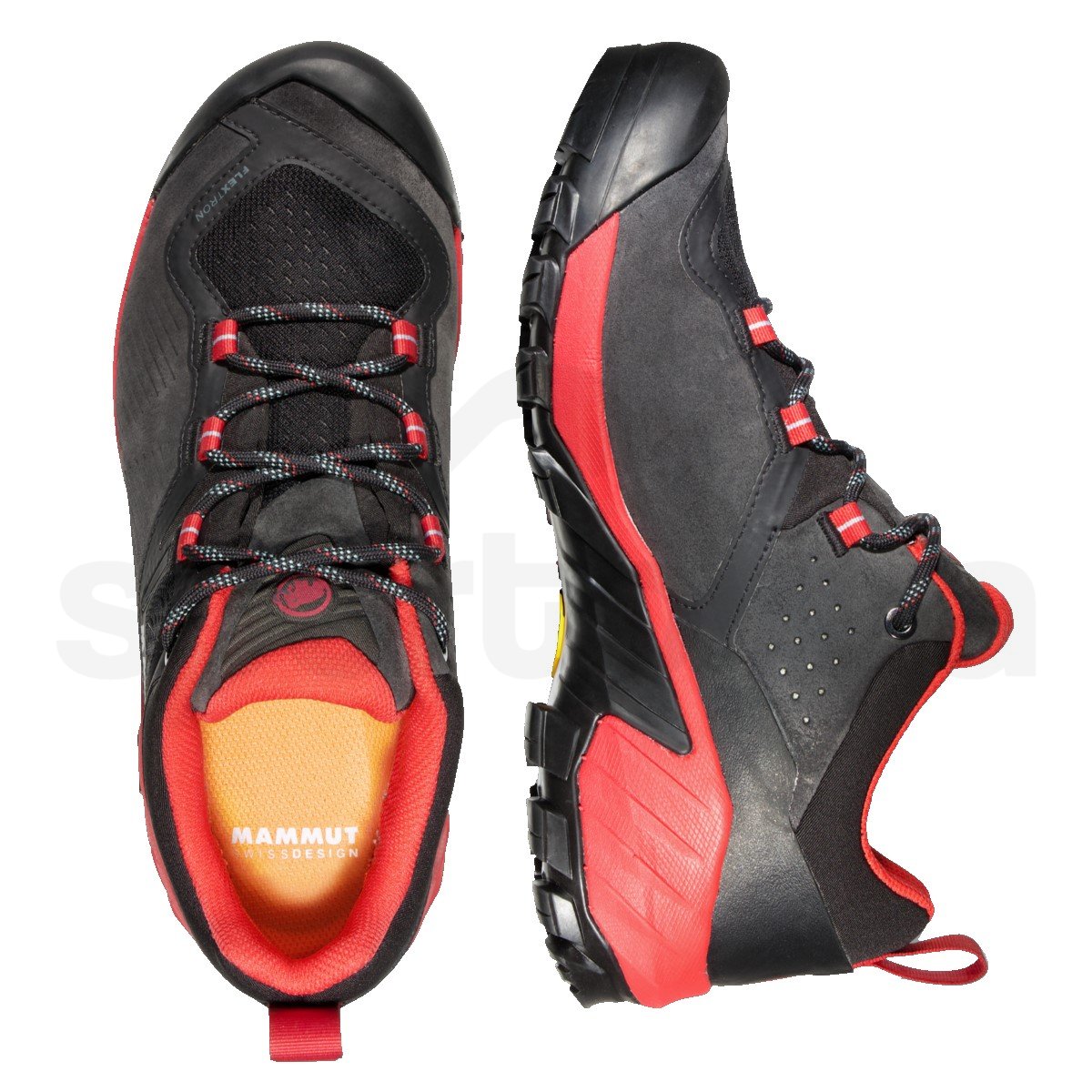 Obuv Mammut Sapuen Low GTX W - čierna/červená