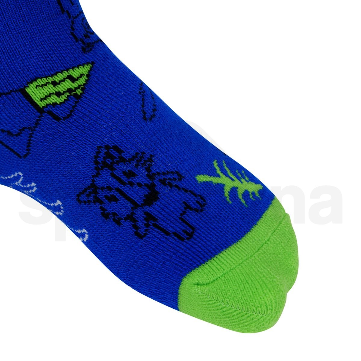 Ponožky McKinley Socky III J - modrá/zelená