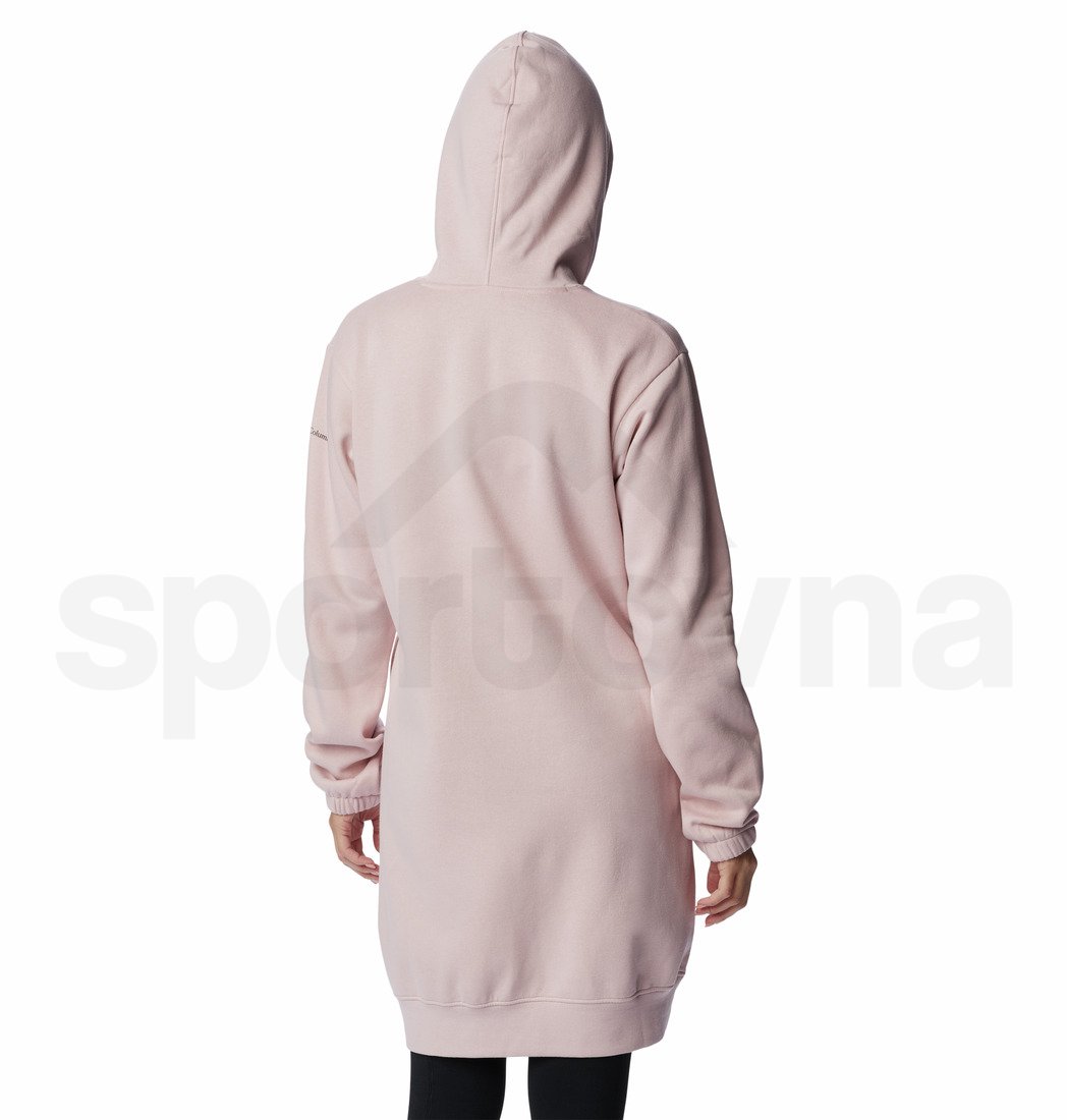 Mikina Columbia Trek™ Hoodie Dress W - světle růžová