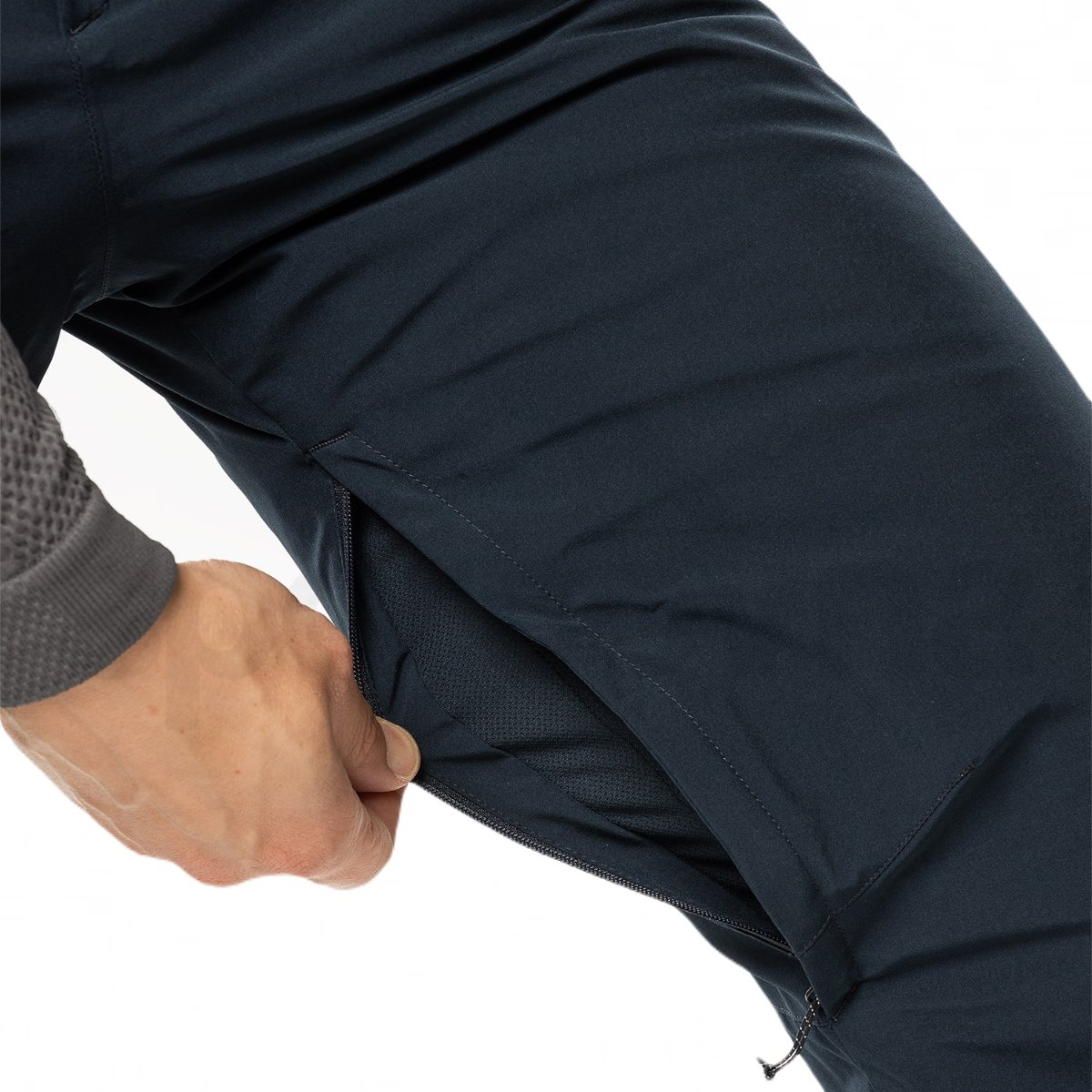 Kalhoty Salomon Edge Pant M - modrá (zkrácená délka)