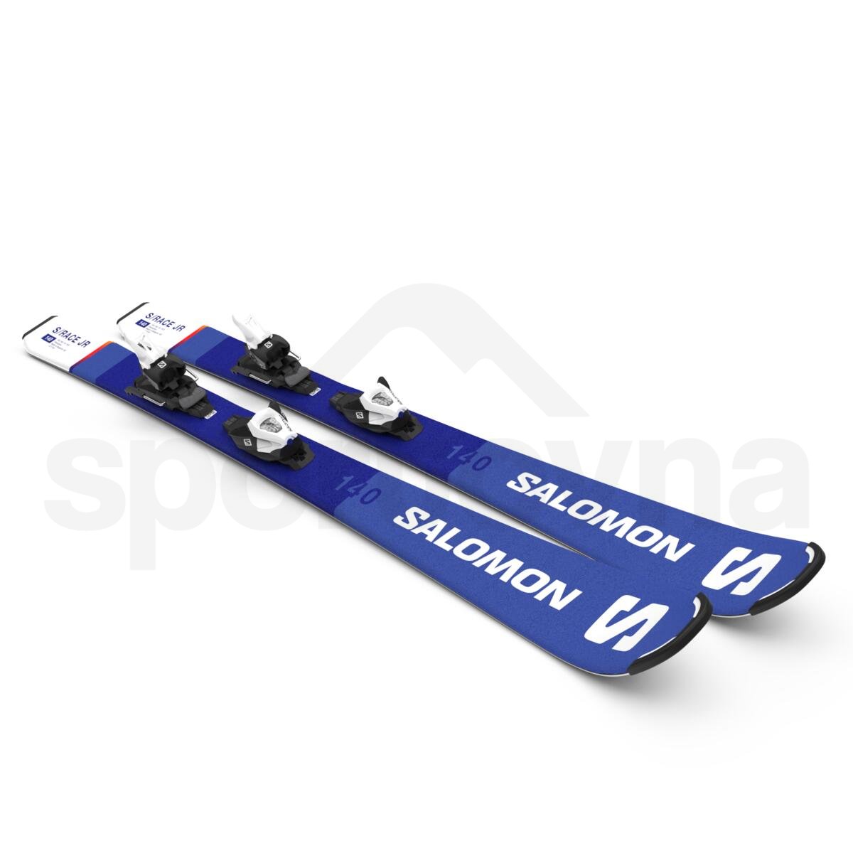 Lyže Salomon L S/Race Jr S + C5 GW J75 J - modrá/bílá