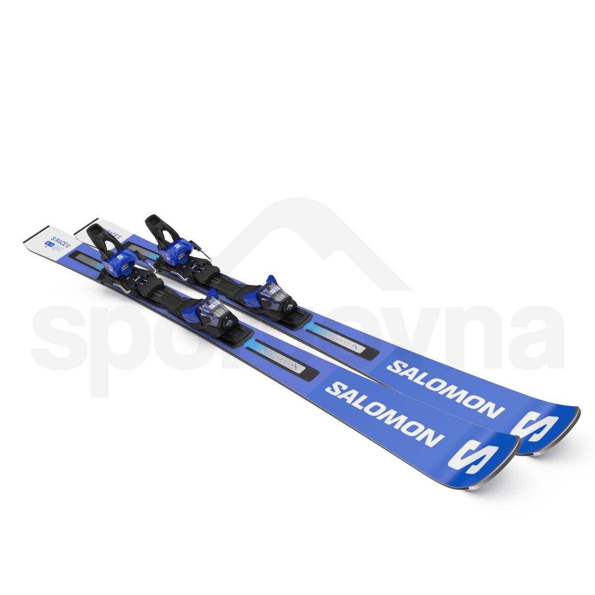Lyže Salomon E S/Race SL 10 + M12 GW F80 - modrá/bílá