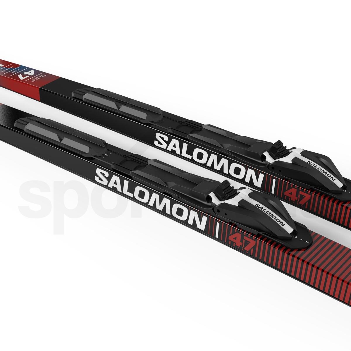 Běžky Salomon Escape Snow 47 eSkin + Vázání Shift BDG - červená/černá