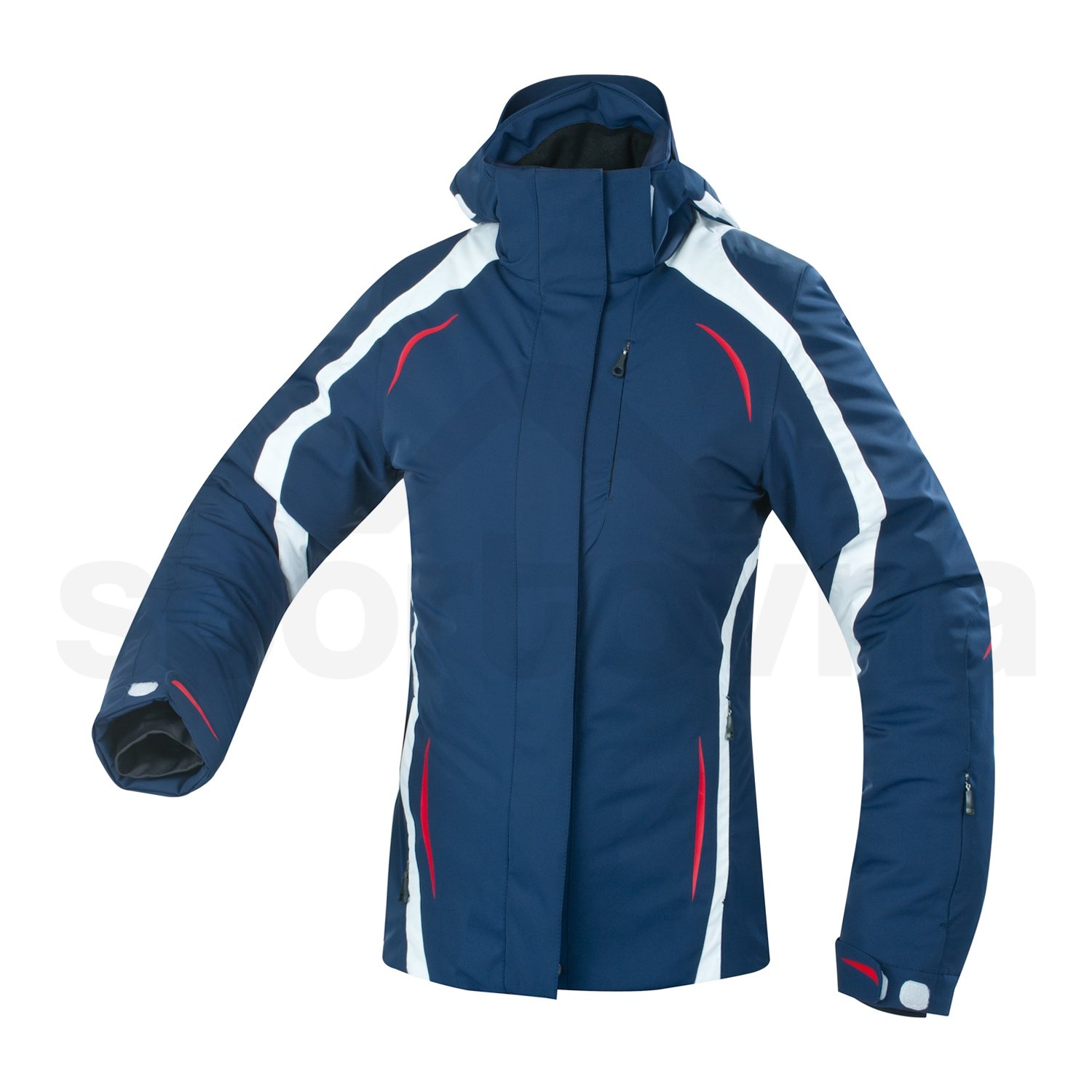Lyžařská bunda McKinley Stretch - modrá/bílá