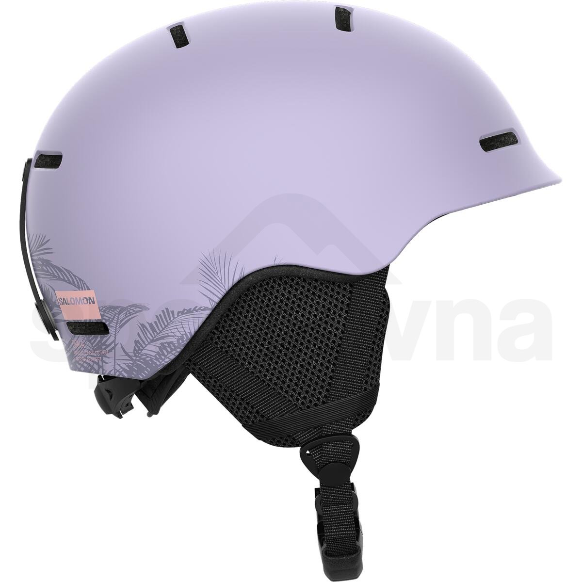 Lyžařská helma Salomon Orka J - fialová