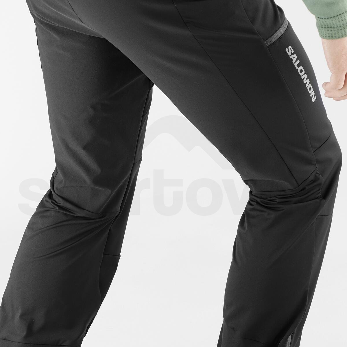 Kalhoty Salomon Mtn Softshell Pant M - černá