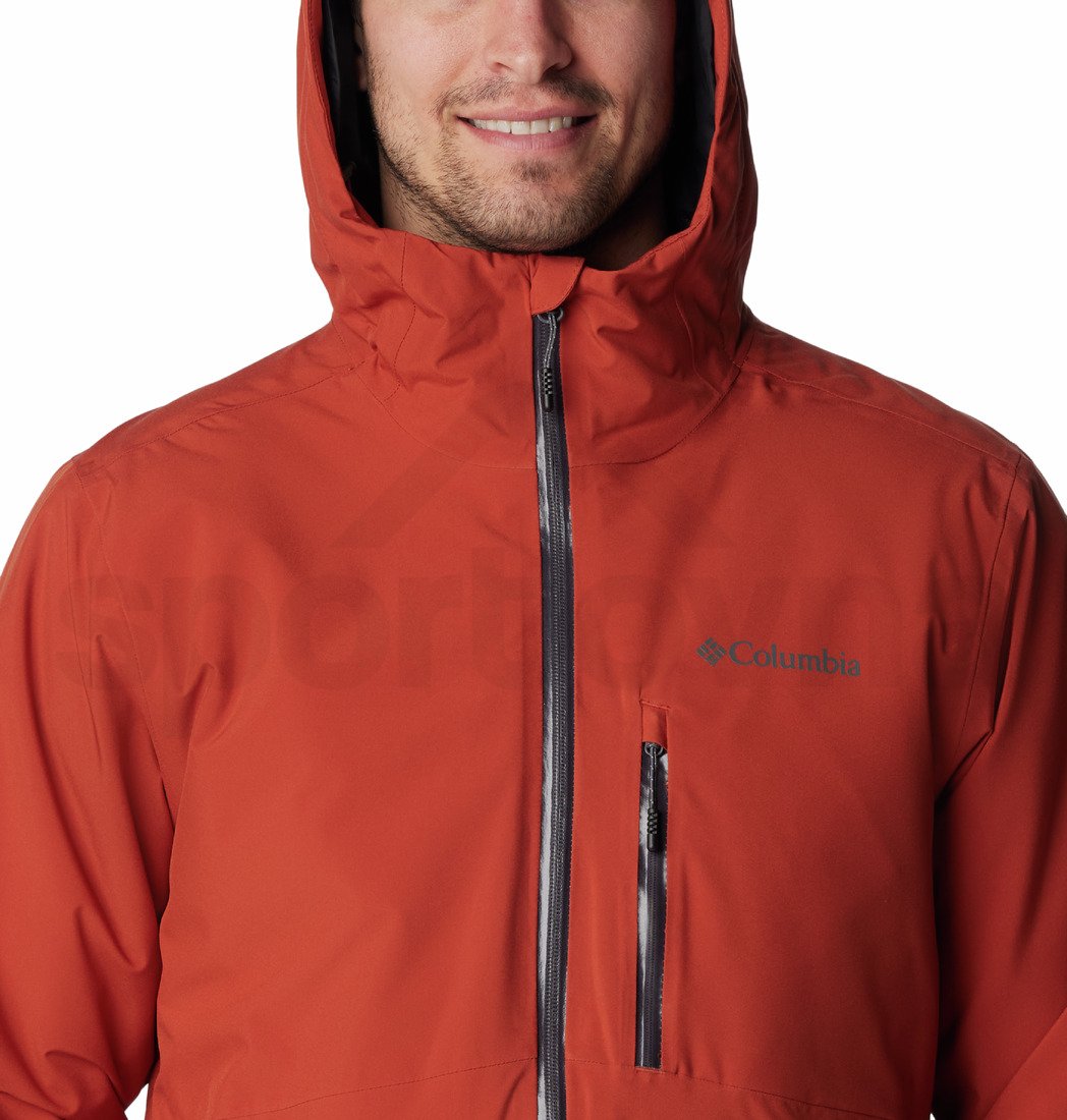 Bunda Columbia Explorer's Edge™ Insulated Jacket M - cihlově červená