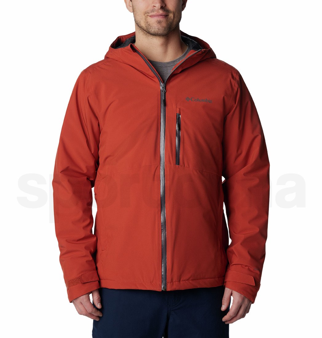 Bunda Columbia Explorer's Edge™ Insulated Jacket M - cihlově červená