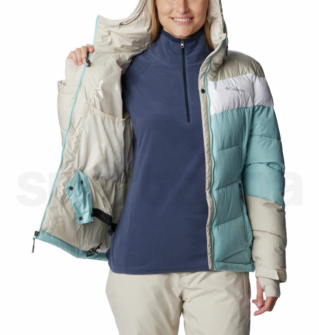 Bunda Columbia Abbott Peak™ Insulated Jacket W - modrá/béžová/biela