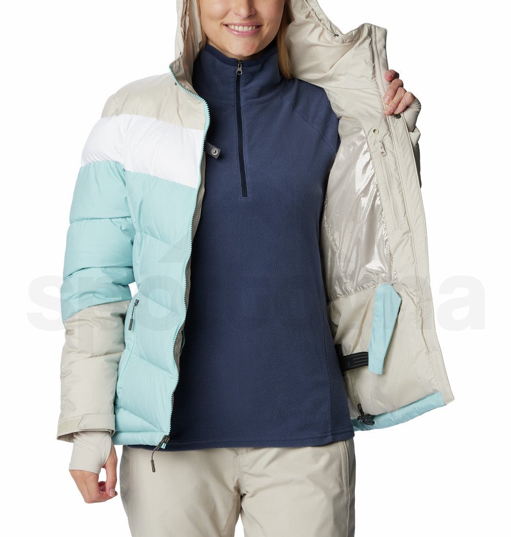 Bunda Columbia Abbott Peak™ Insulated Jacket W - modrá/béžová/biela