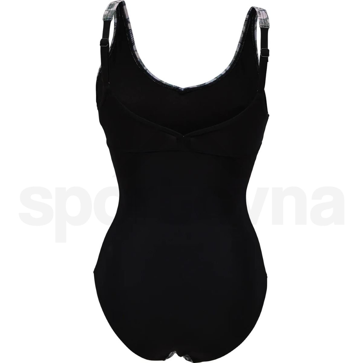 Plavky Arena Bodylift Chiara Swim Wing Back W - černá/modrá