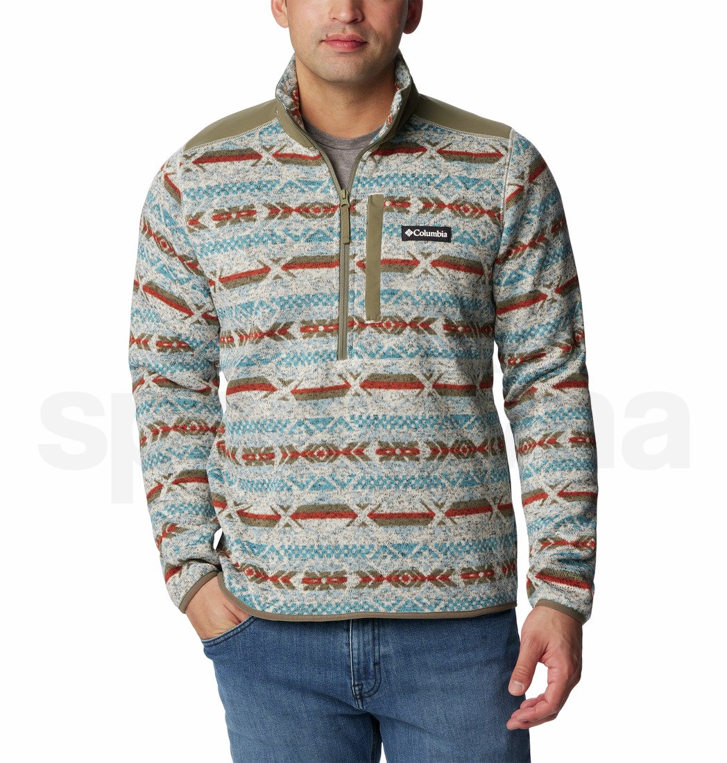 Mikina Columbia Sweater Weather™ II Printed Half Zip M - šedá