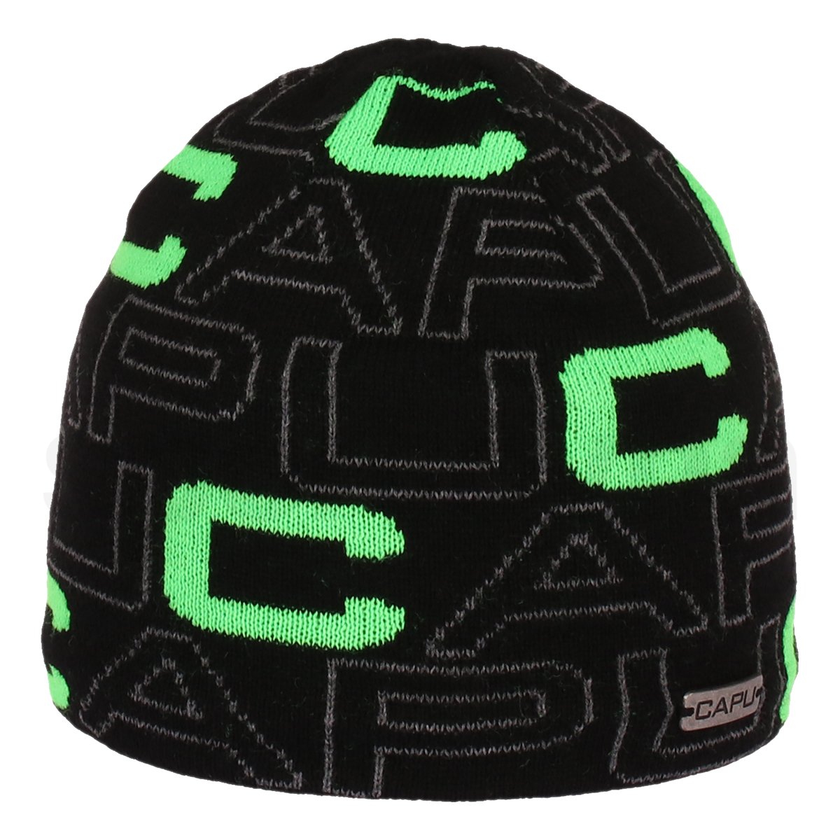 Čepice Capu 2135B J - černá/zelená