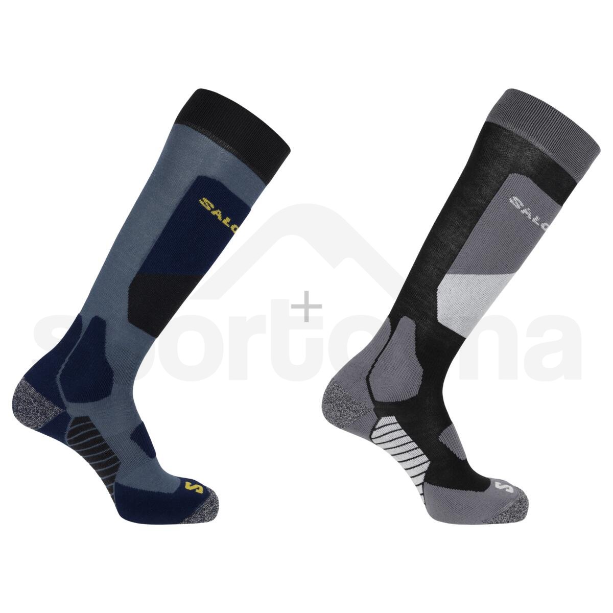 Ponožky Salomon S/Access 2-Pack - černá/modrá