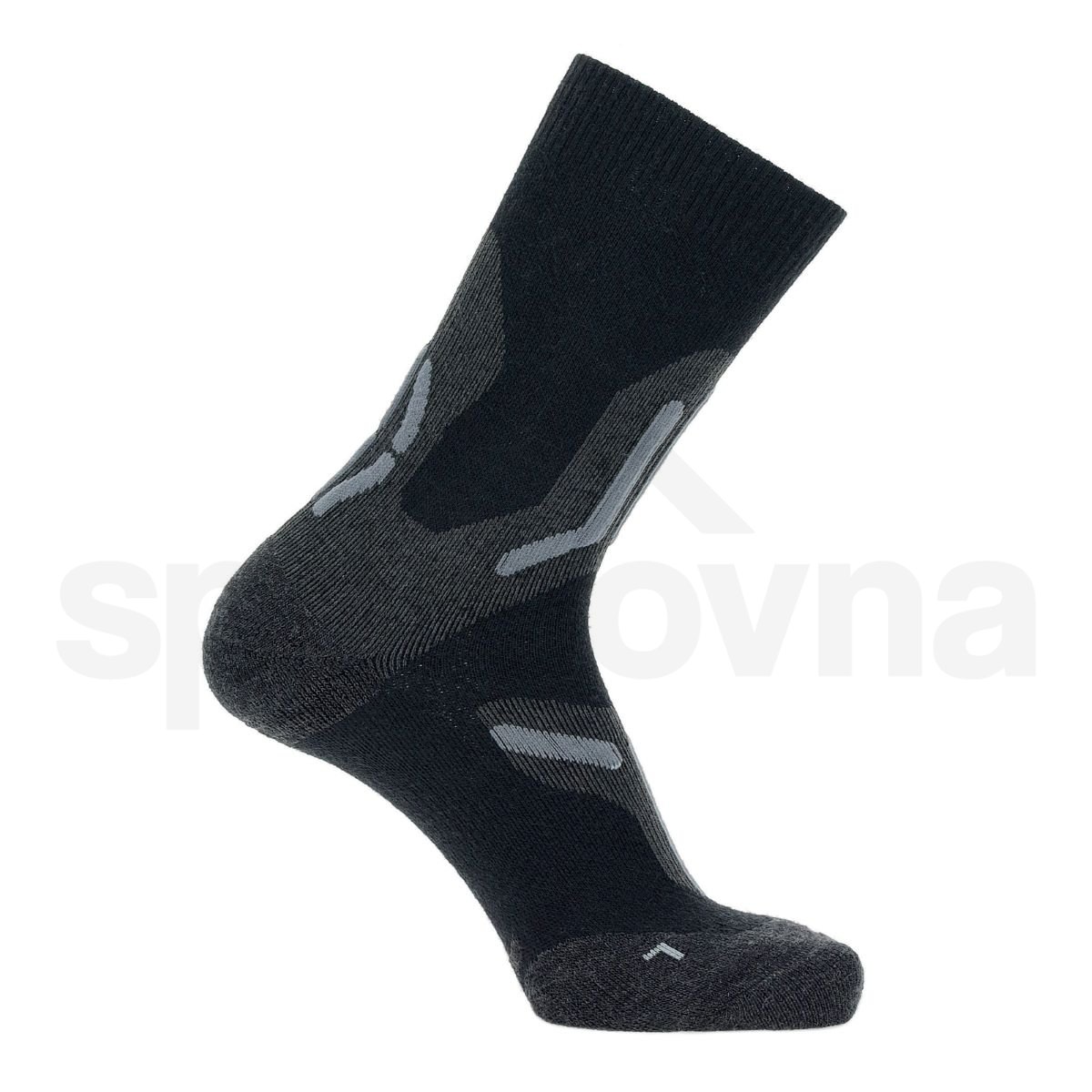 Ponožky UYN Trekking 2IN Merino Mid Socks M - šedá/černá