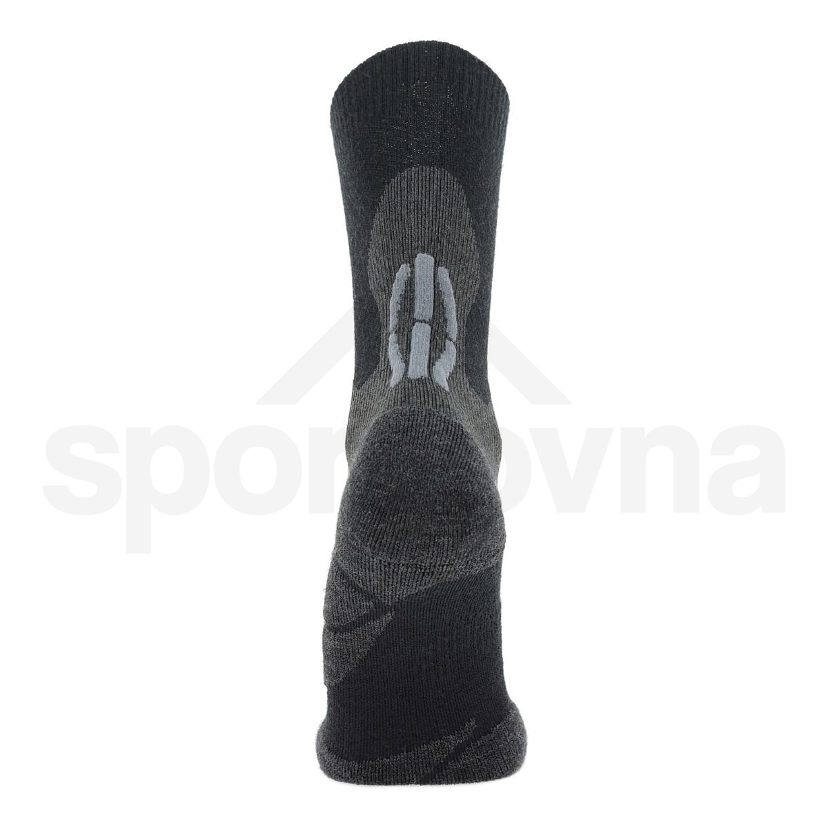 Ponožky UYN Trekking 2IN Merino Mid Socks W - černá/šedá