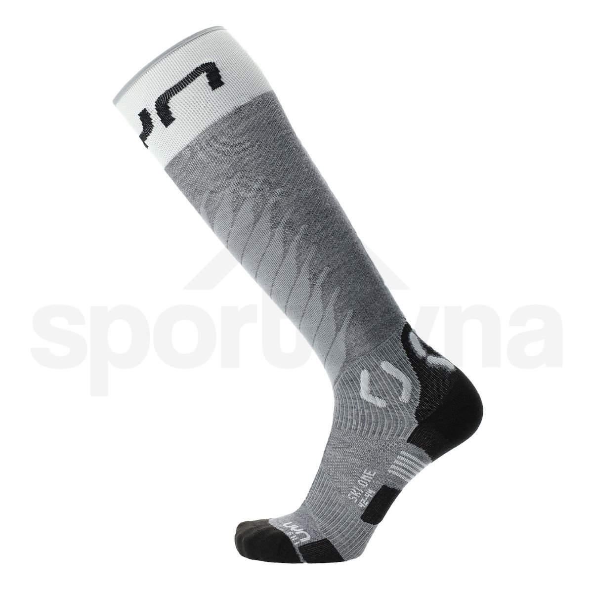 Ponožky UYN One Merino Socks W - šedá/bílá