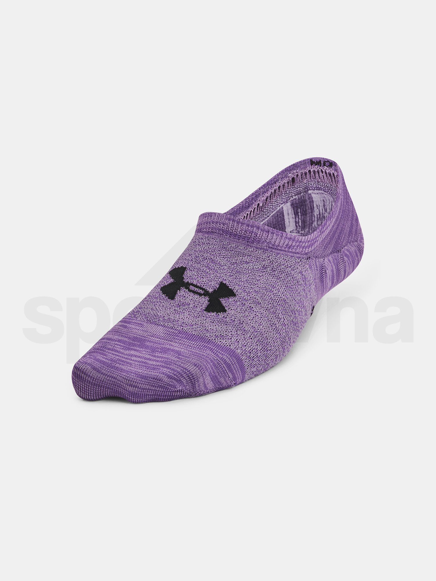 Ponožky Under Armour UA Breathe Lite Ultra Low 3p W - černá/fialová/šedá