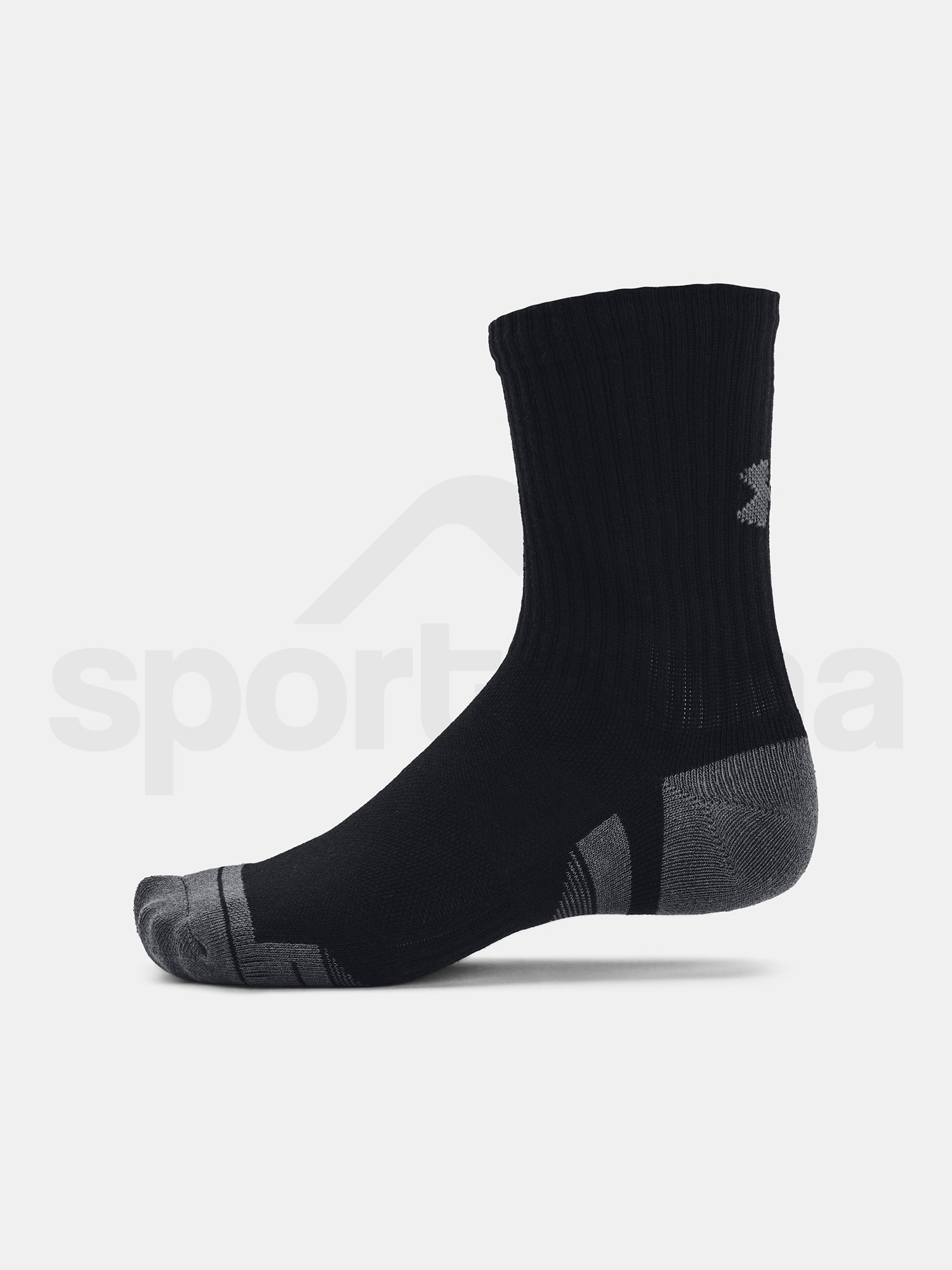 Ponožky Under Armour UA Performance Cotton 3p Mid - černá