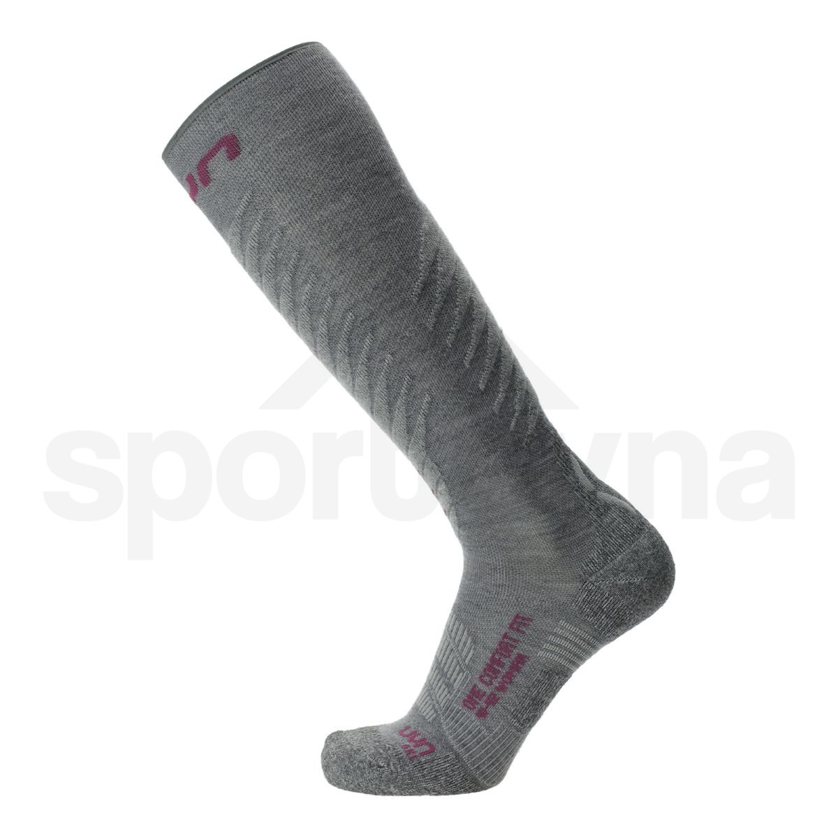 Ponožky UYN One Comfort Fit Socks W - šedá/fialová