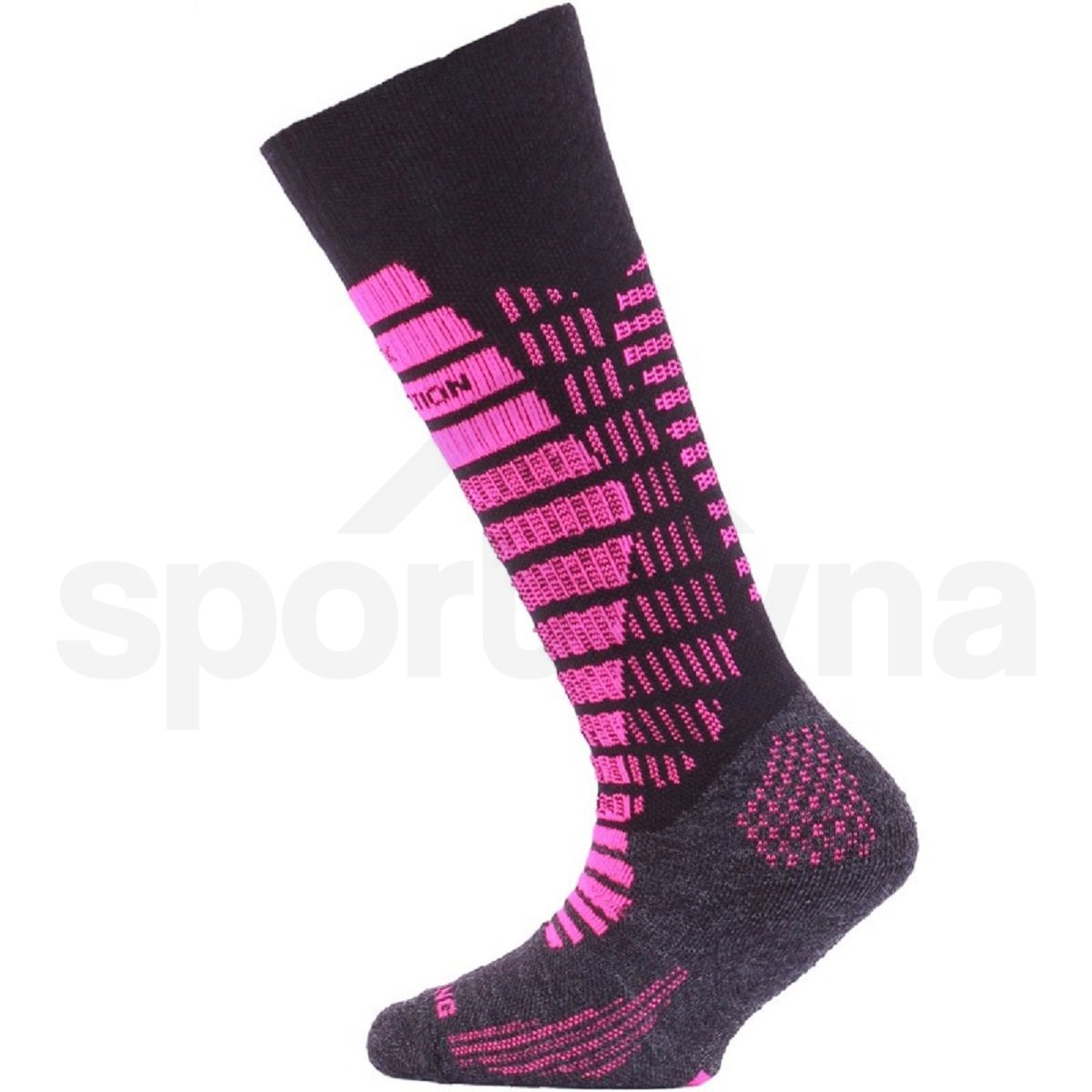 Ponožky Lasting SJR J - černá/růžová